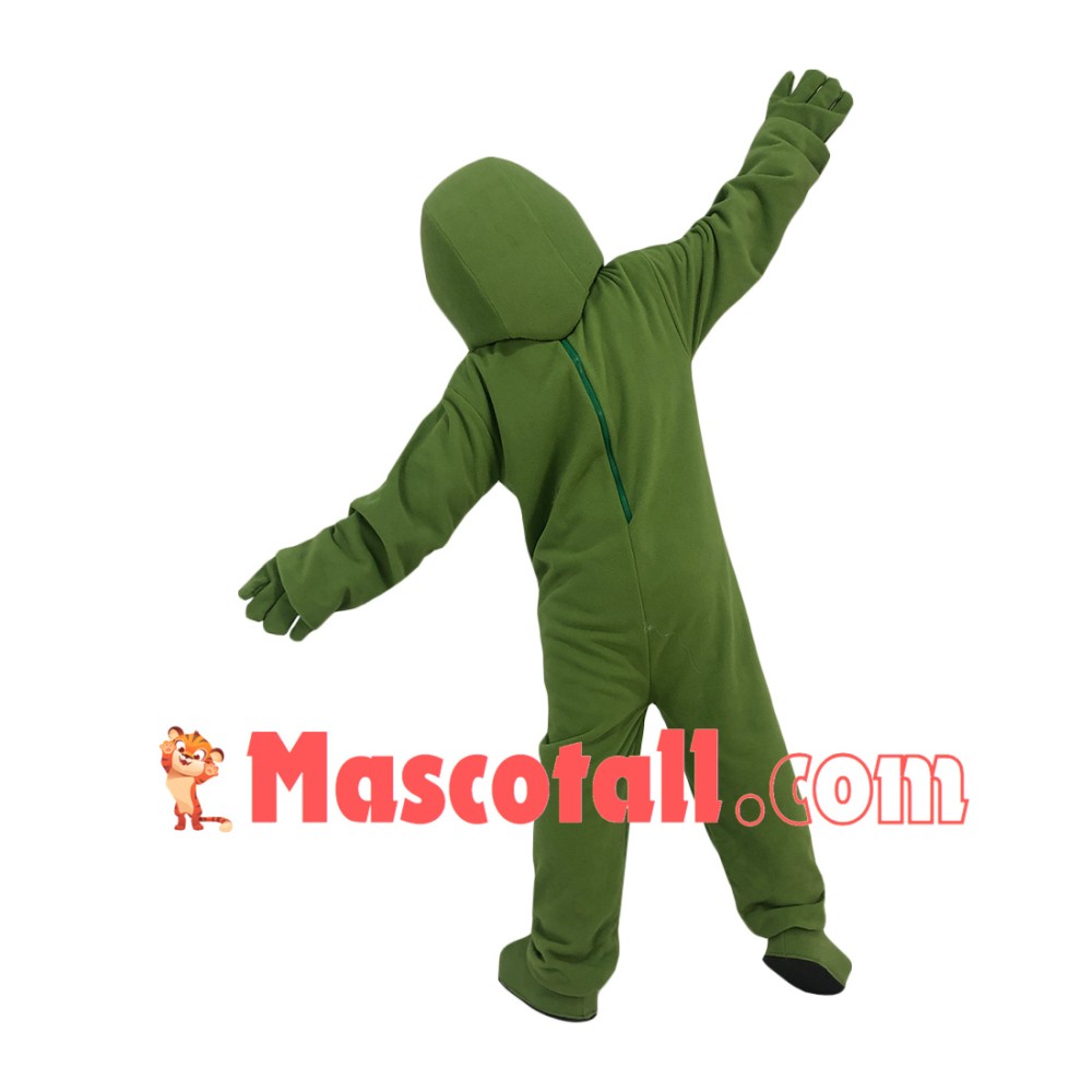 Funny Walking Adult Green Alien Mascot Costume