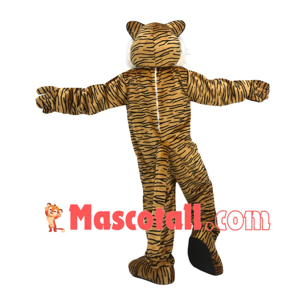 Forceful the Roaring Wild Tiger Mascot Costume