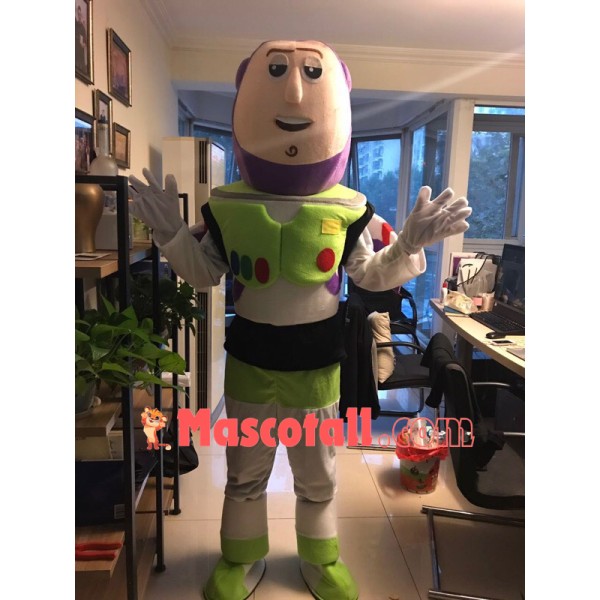 Cartoon Spaceman of the Future Buzz Lightyear Mascot Costume