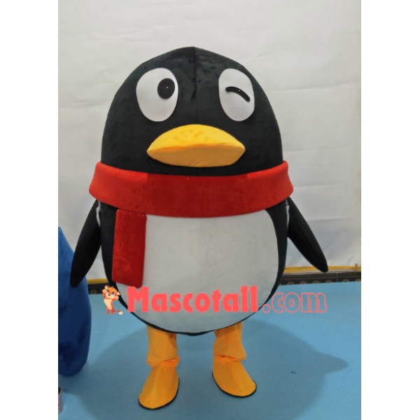 Funny Cartoon Icon The Enlarged Version Penguin Mascot Costume