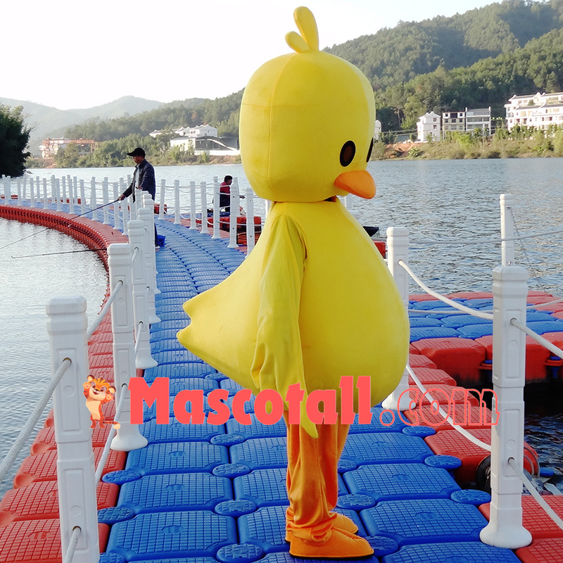 Lively Cartoon Yellow Duck Lightweight Mascot Costume