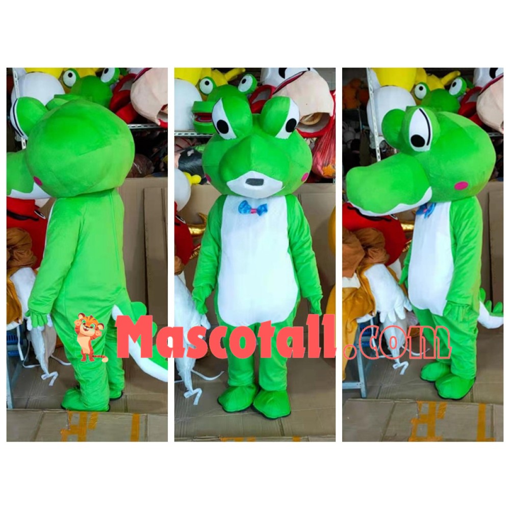 Bright Color Cute Baby Crocodile Mascot Costume for Party