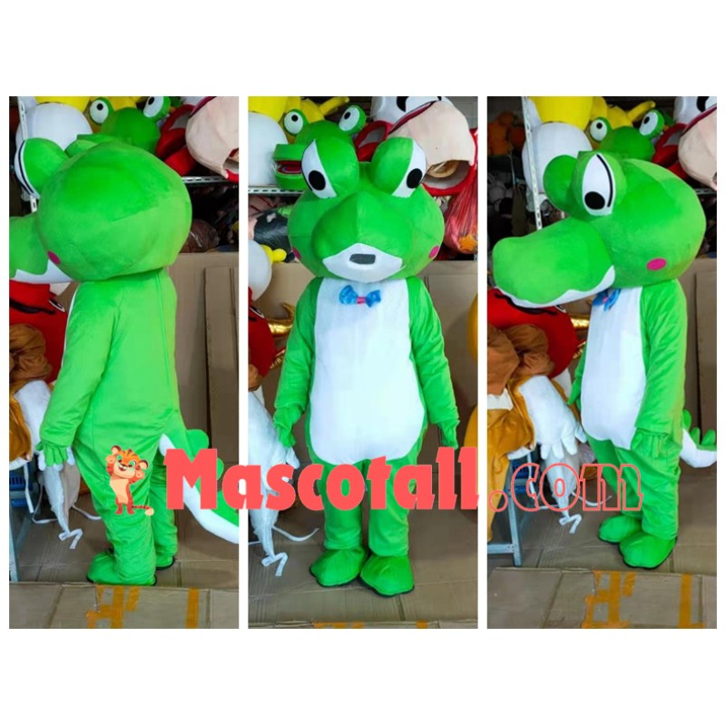 Bright Color Cute Baby Crocodile Mascot Costume for Party