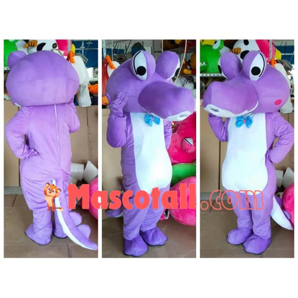Bright Color Cute Baby Crocodile Mascot Costume for Party