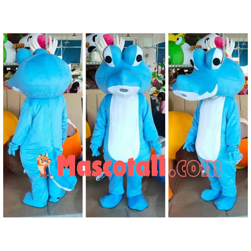 Bright Color Cute Baby Crocodile Mascot Costume for Party