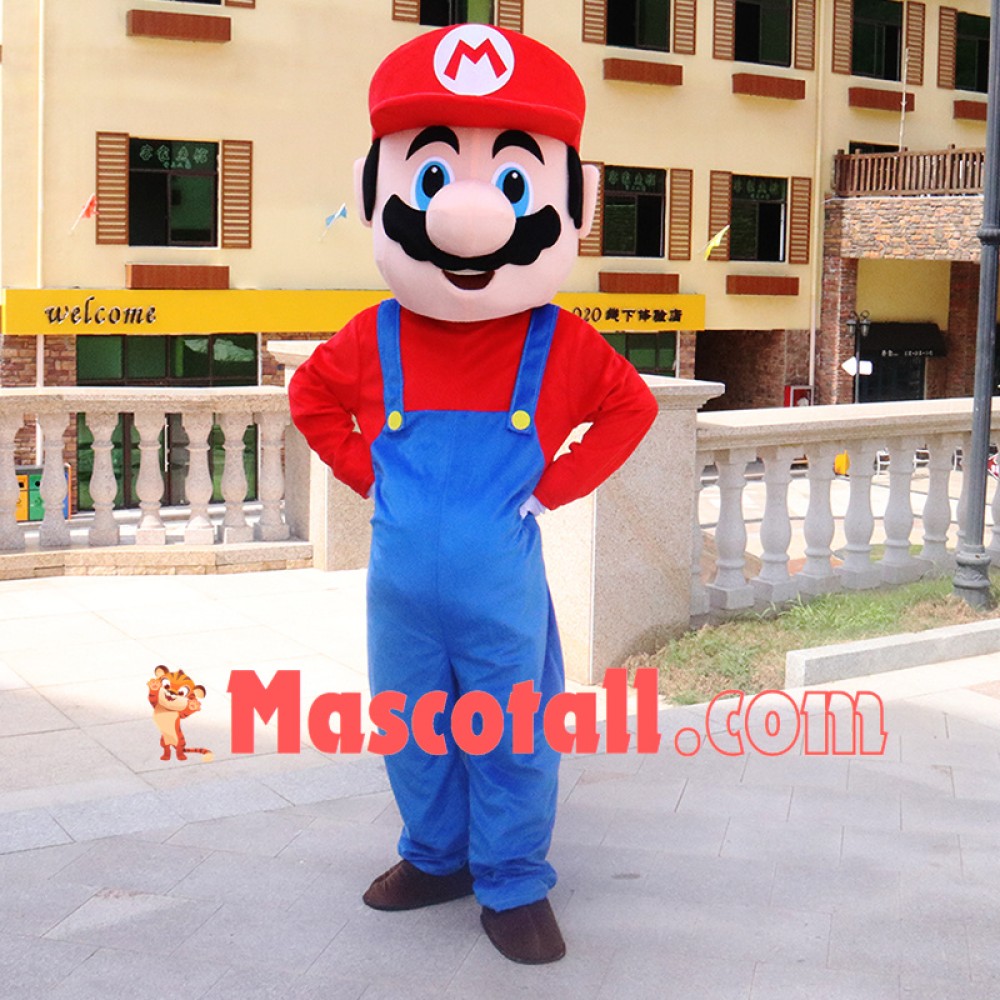 Fashion Game Character Super Mario Cartoon Mascot Costume
