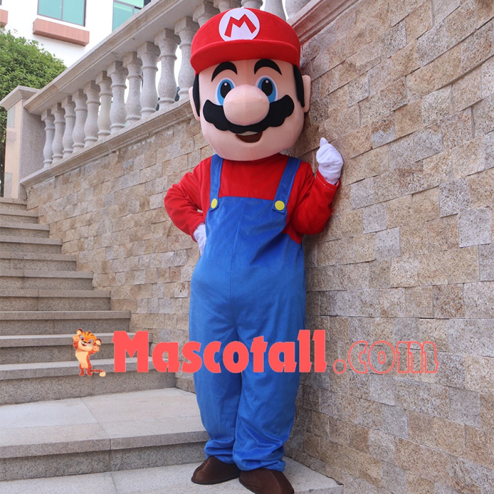 Fashion Game Character Super Mario Cartoon Mascot Costume