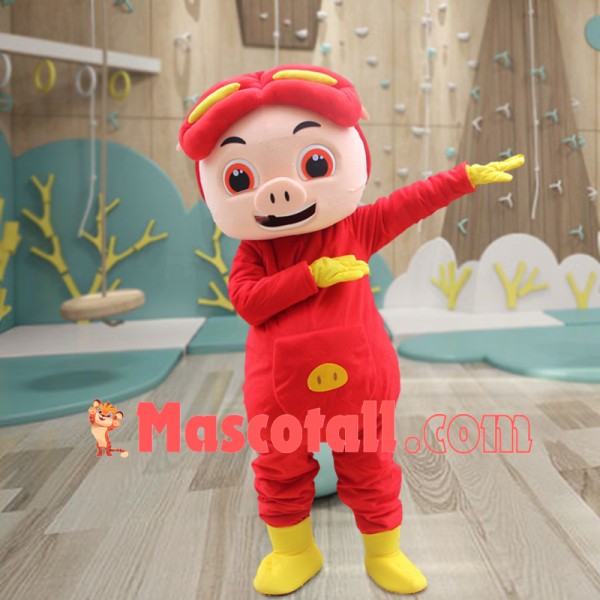 Realistic Cartoon Optimistic Boy GG Bond Mascot Costume