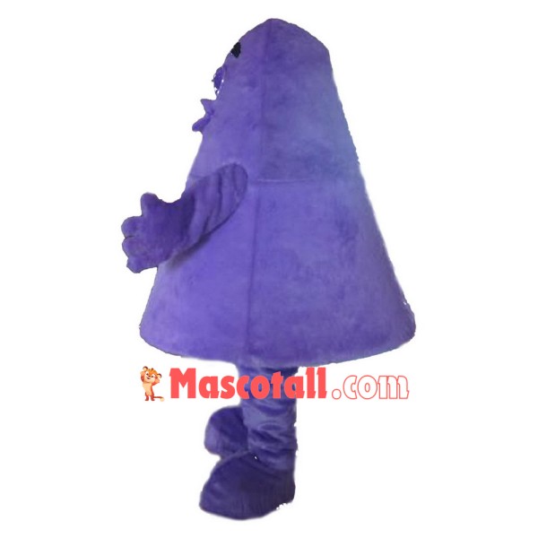 Purple monster Mascot Costume