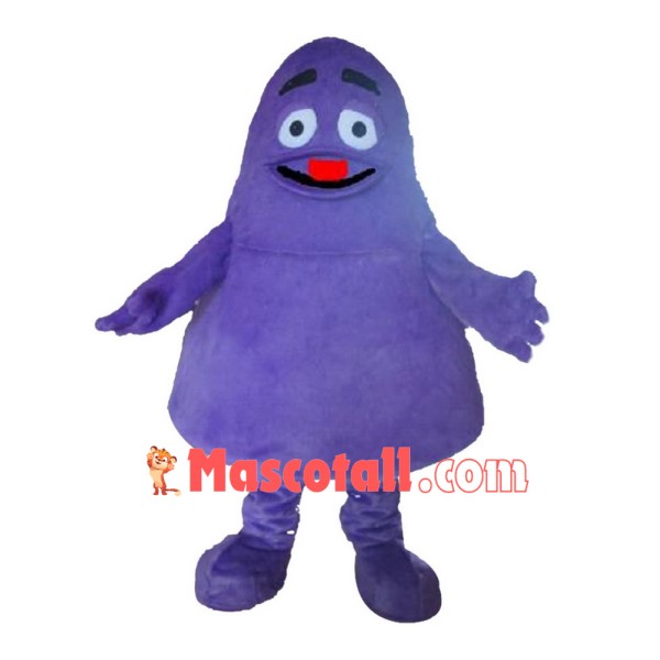 Purple monster Mascot Costume