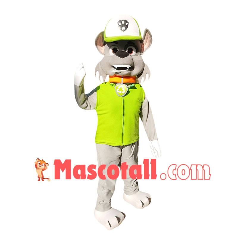 Paw Patrol Green Dog Rocky Mascot Costume