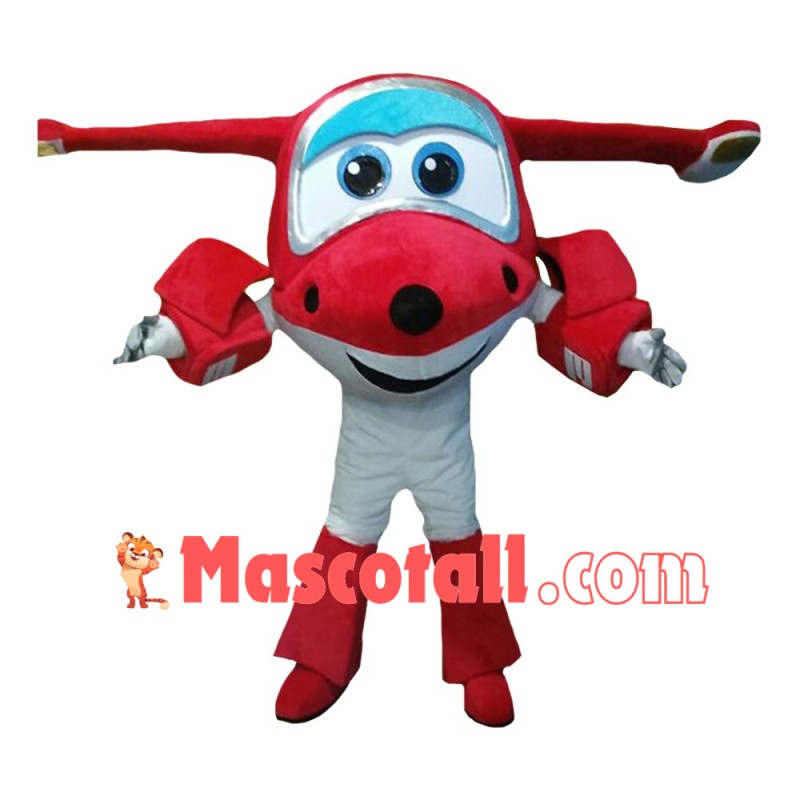 Super Wings Jett Red 1 Mascot Costume