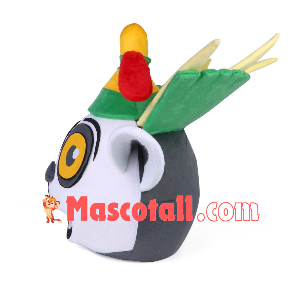 Unisex Madagascar King Julian Lemur Lemuroid Lemuridae Mascot Costume Cartoon Character