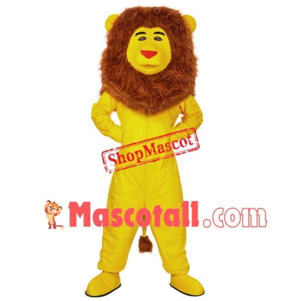 Yellow Lion Mascot Costume Custom Fancy Dress Cosplay Cartoon Mascot Costume Carnival Costume