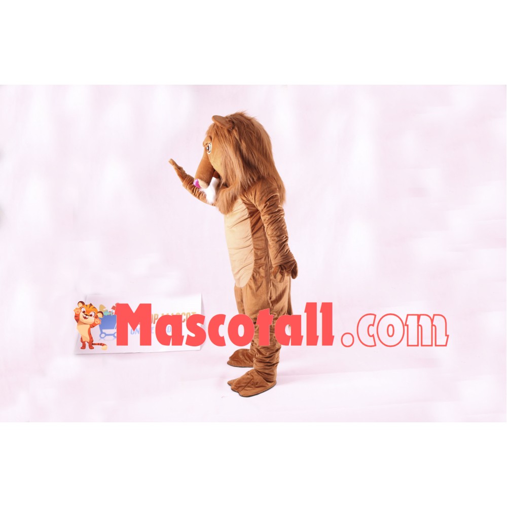 Cute Wally Lion Mascot Costume