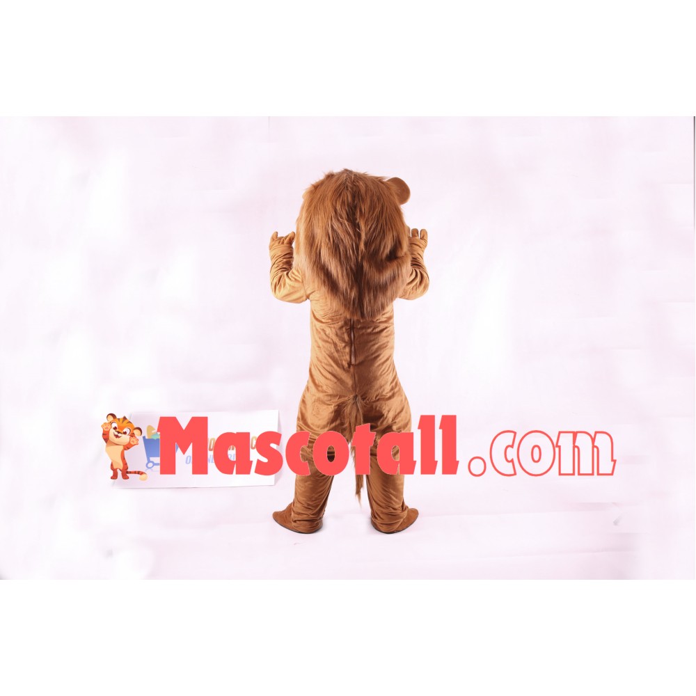 Cute Wally Lion Mascot Costume