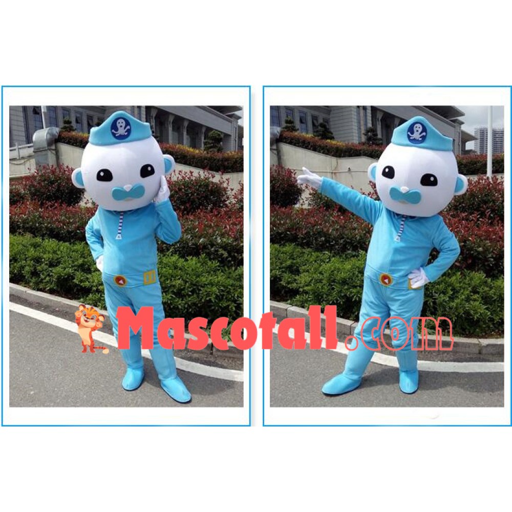 The Octonauts Barnacles Kwazii Peso Shellington Mascot Costumes