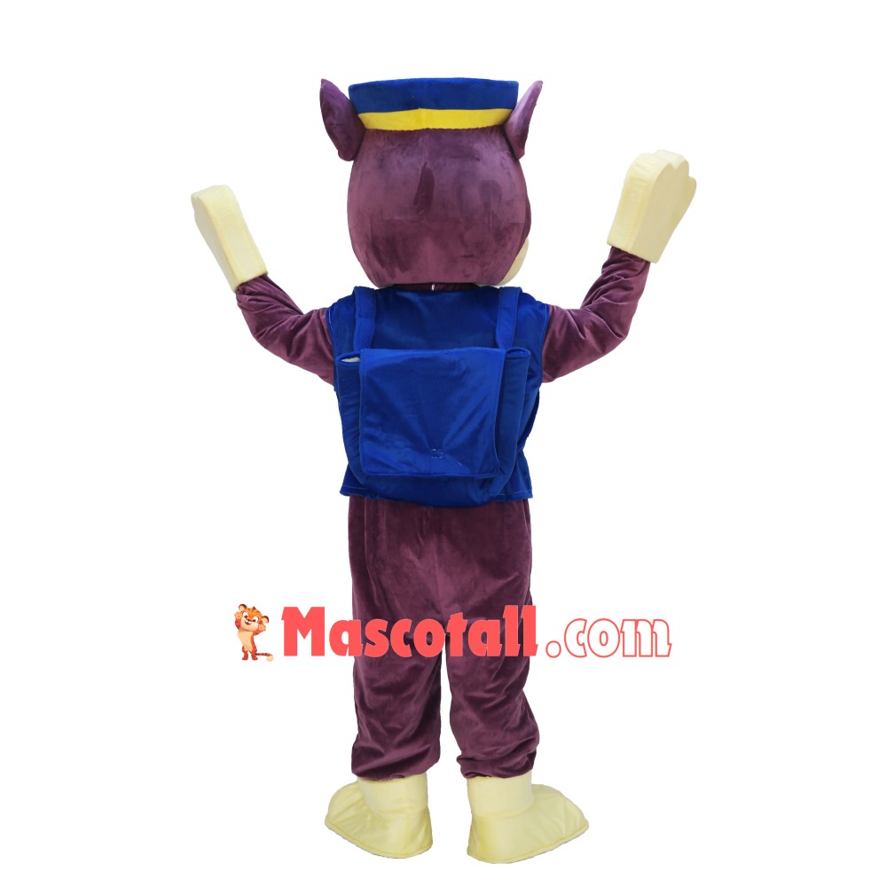 Blue Paw Patrol Chase Cartoon Mascot Costume