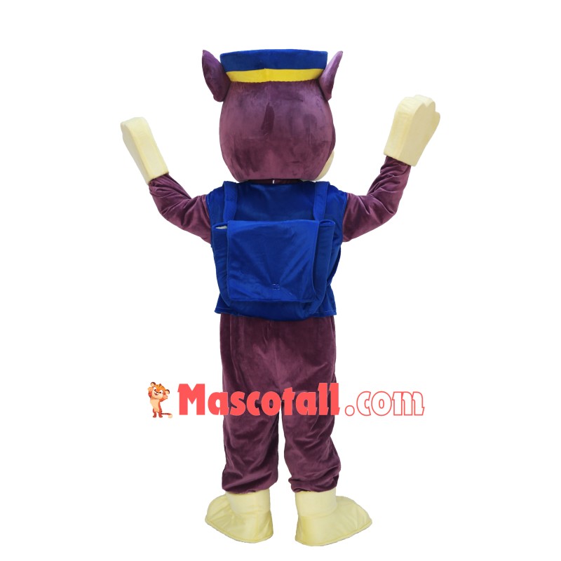 Blue Paw Patrol Chase Cartoon Mascot Costume