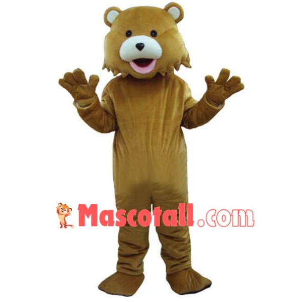 Brown Bear Adult Mascots Costume Fancy Dress Free Shipping