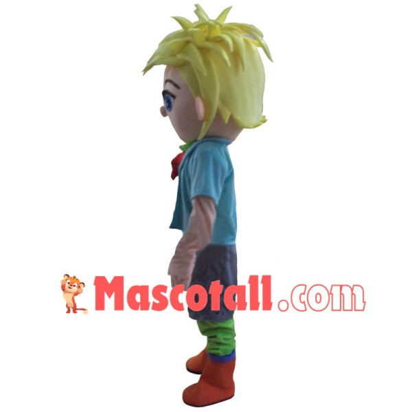 Boy Ragazzo Mascot Costume Cartoon Fancy Dress