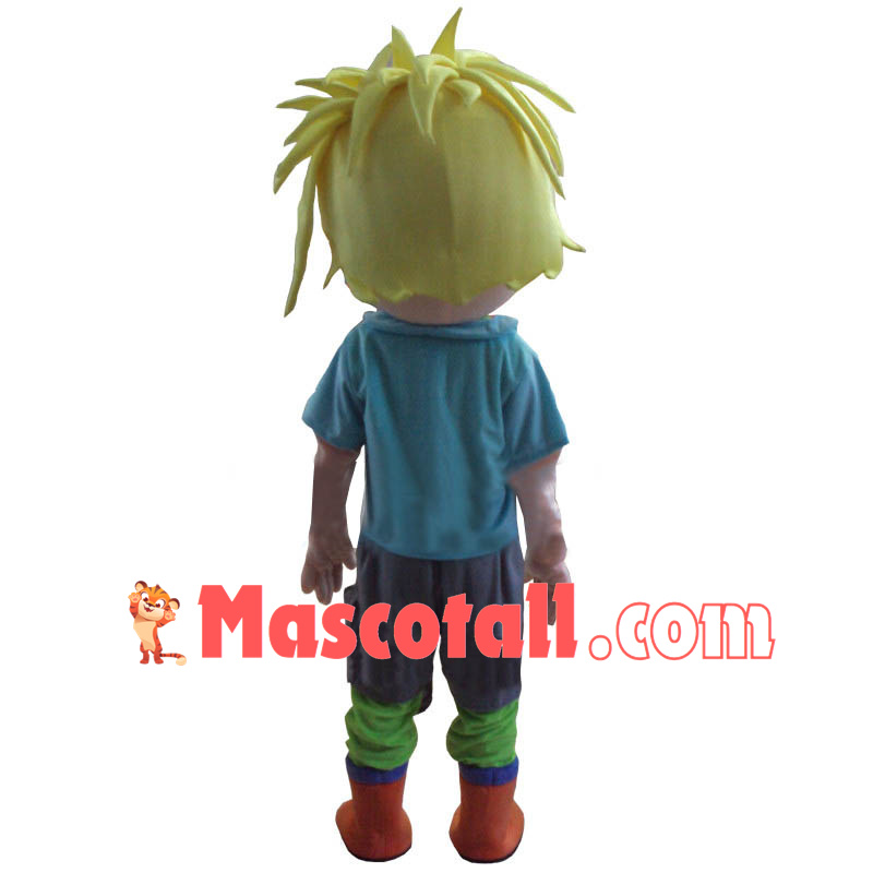 Boy Ragazzo Mascot Costume Cartoon Fancy Dress