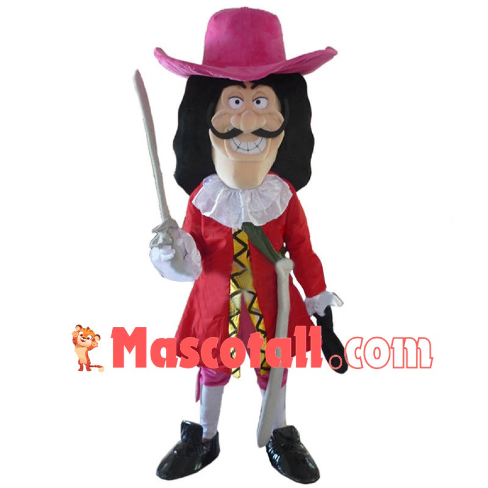 Vikings Pirate Captain Hook Mascot Costume Fancy Dress