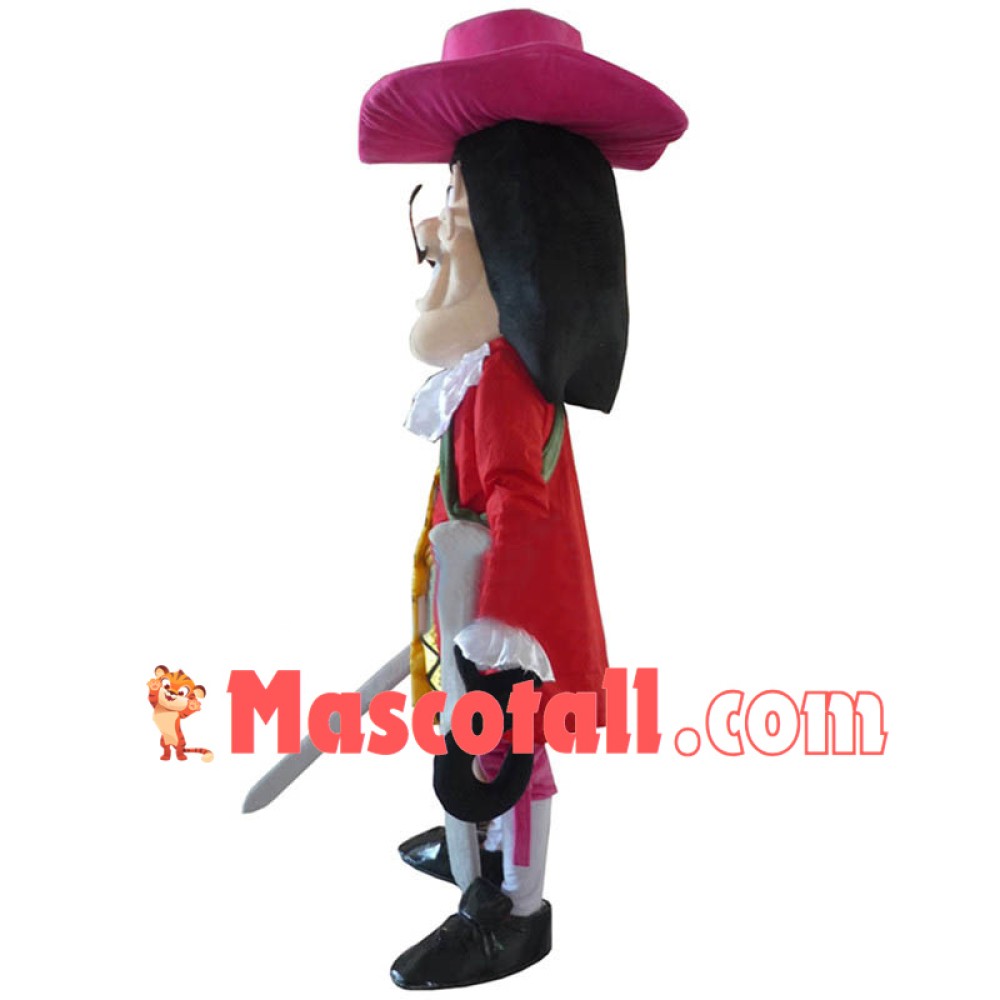 Vikings Pirate Captain Hook Mascot Costume Fancy Dress