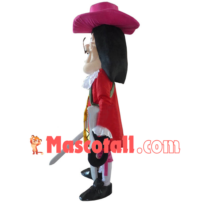 Vikings Pirate Captain Hook Mascot Costume Fancy Dress