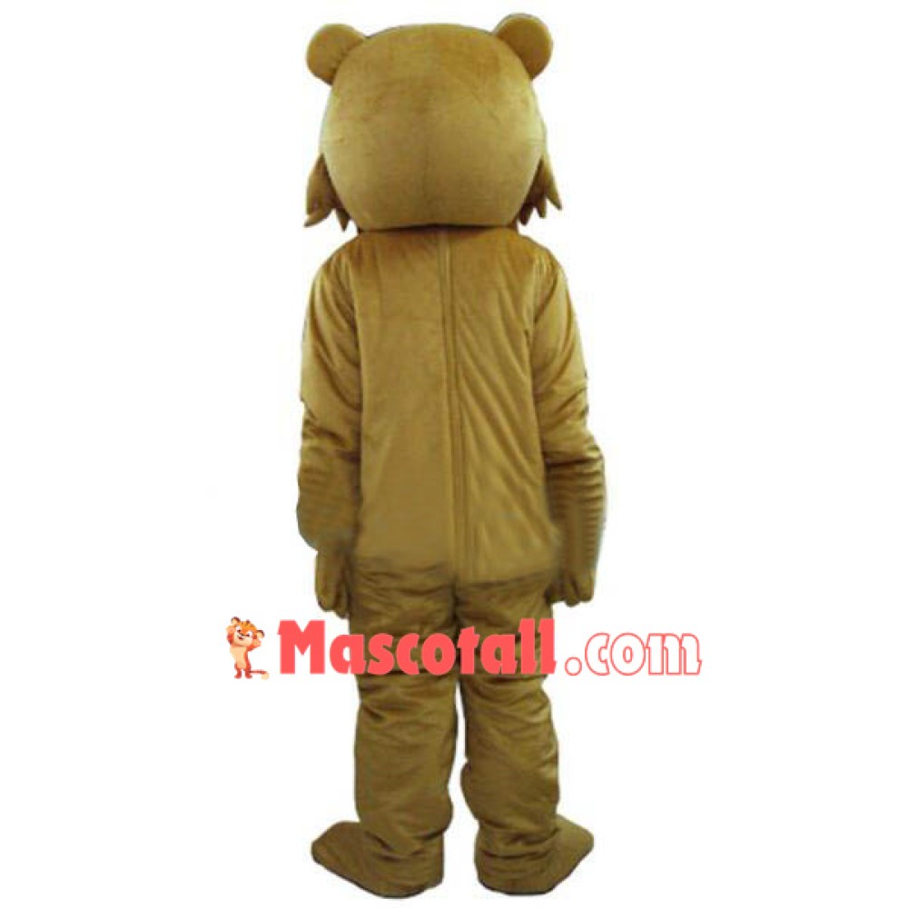 Brown Bear Adult Mascots Costume Fancy Dress Free Shipping