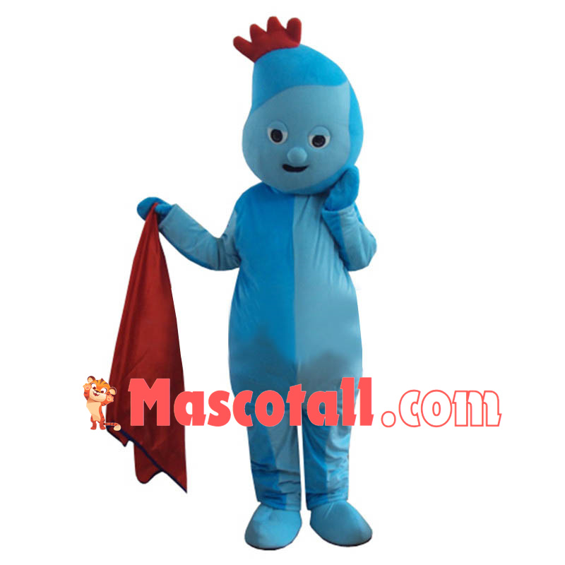 Iggle Piggle Mascot Costume In The Night Garden Cosplay Fancy Dress