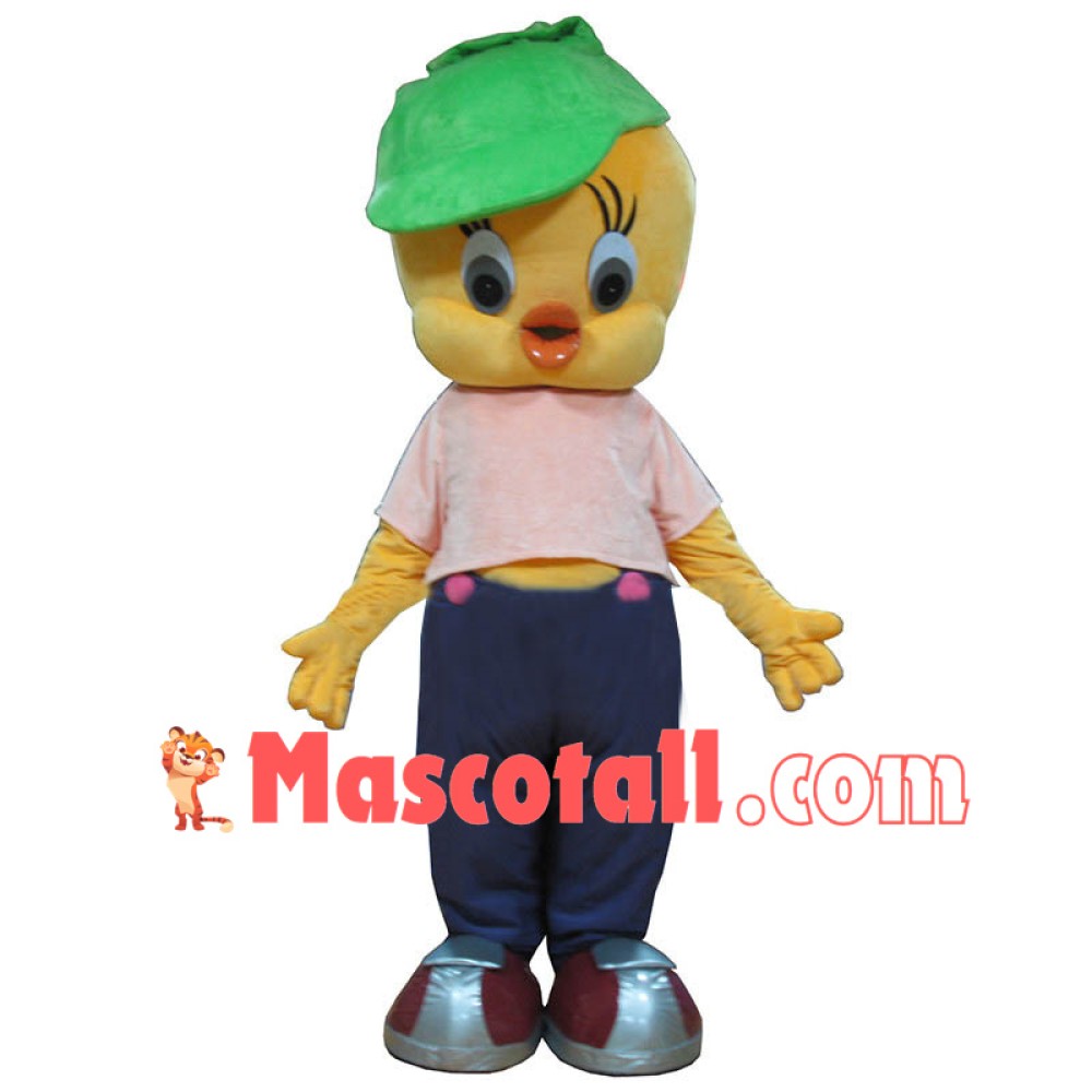 Tweety Bird Canary Cartoon Mascot Costume Suit Fancy Dress