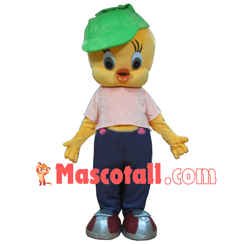 Tweety Bird Canary Cartoon Mascot Costume Suit Fancy Dress
