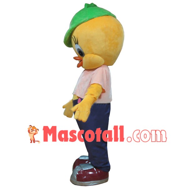 Tweety Bird Canary Cartoon Mascot Costume Suit Fancy Dress