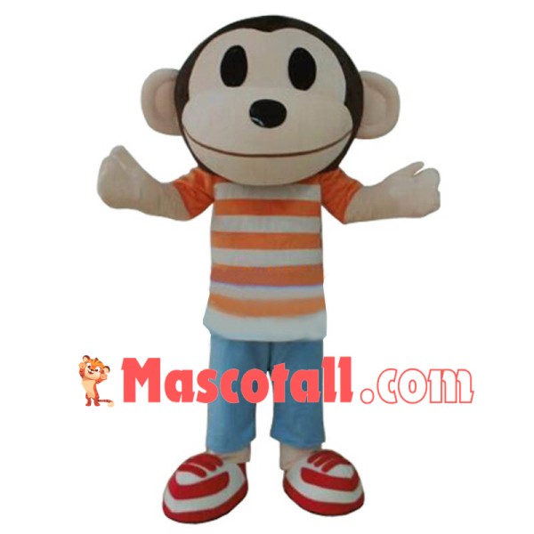 Monkey Adult Animal Cartoon Character Mascot Costume
