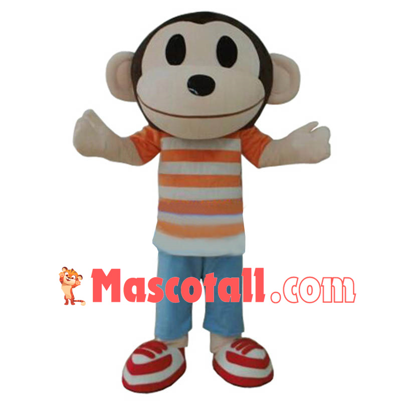 Monkey Adult Animal Cartoon Character Mascot Costume