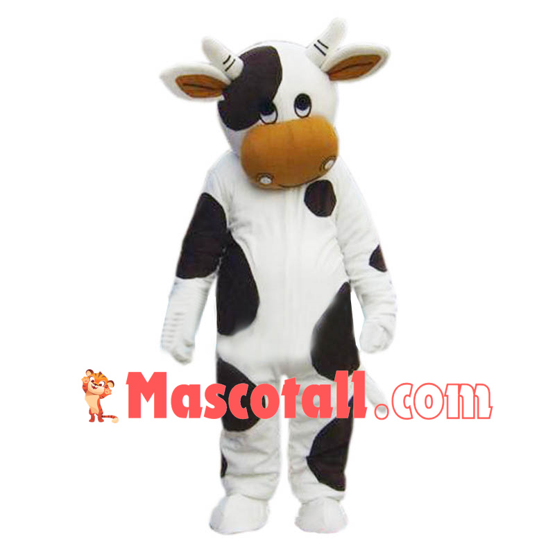 Cow Mascot Costume Halloween Cosplay Party Dress