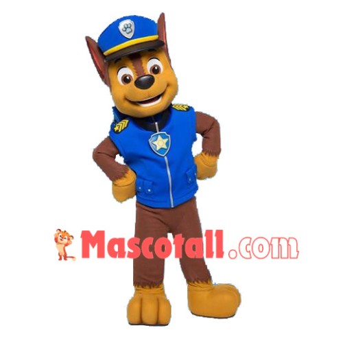 Top Quality Paw Patrol Chase Mascot Costume