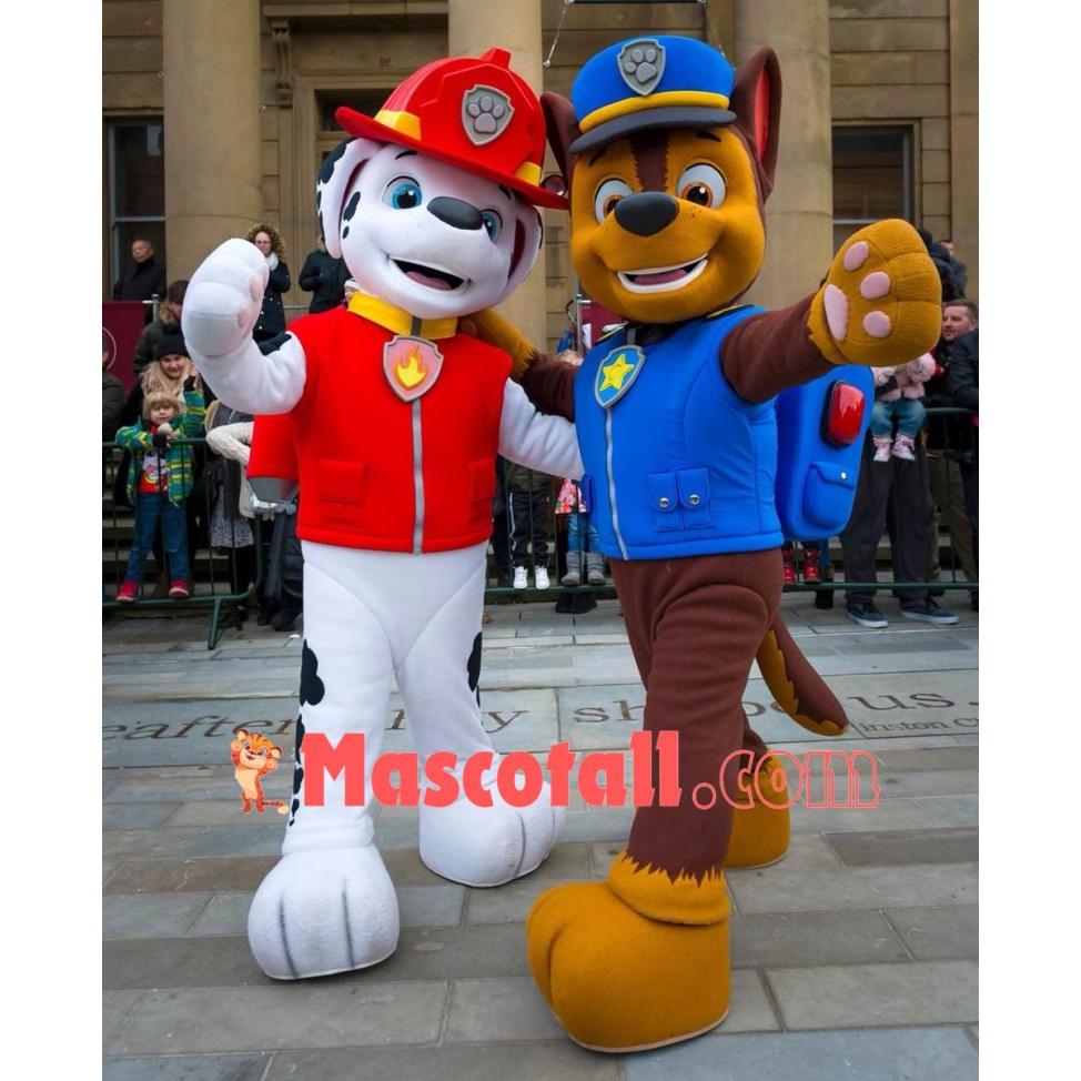 Top Quality Paw Patrol Chase Mascot Costume