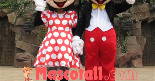 Disney Minnie Mickey Mouse Mascot Costume (US IN STOCK)