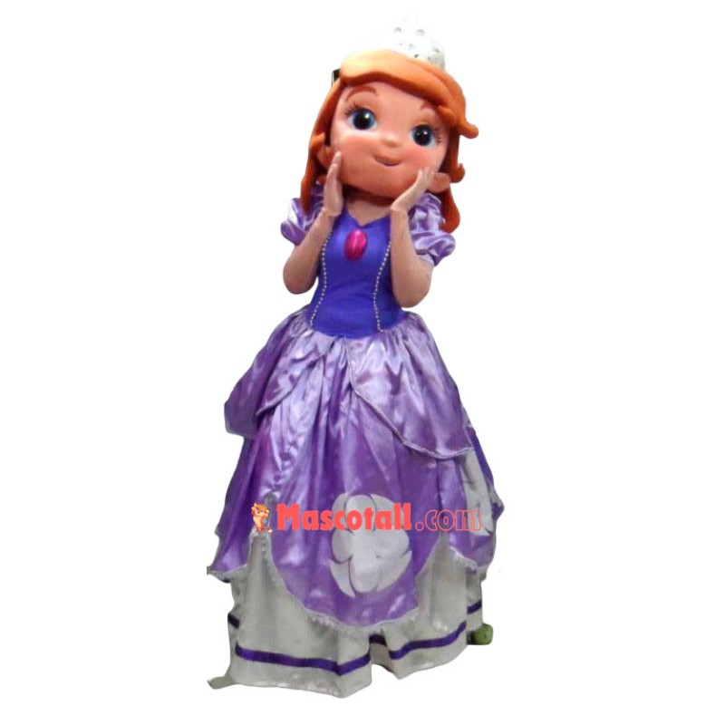 Princess Sofia Adult Mascot Costume