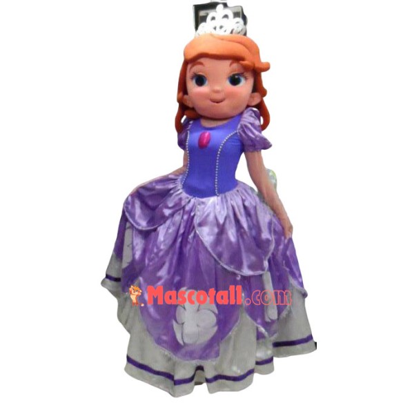 Princess Sofia Adult Mascot Costume