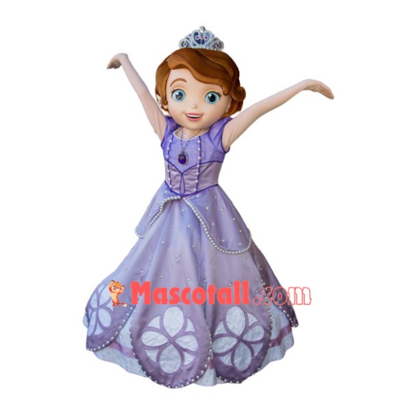 Top Quality Princess Sofia Mascot Costume
