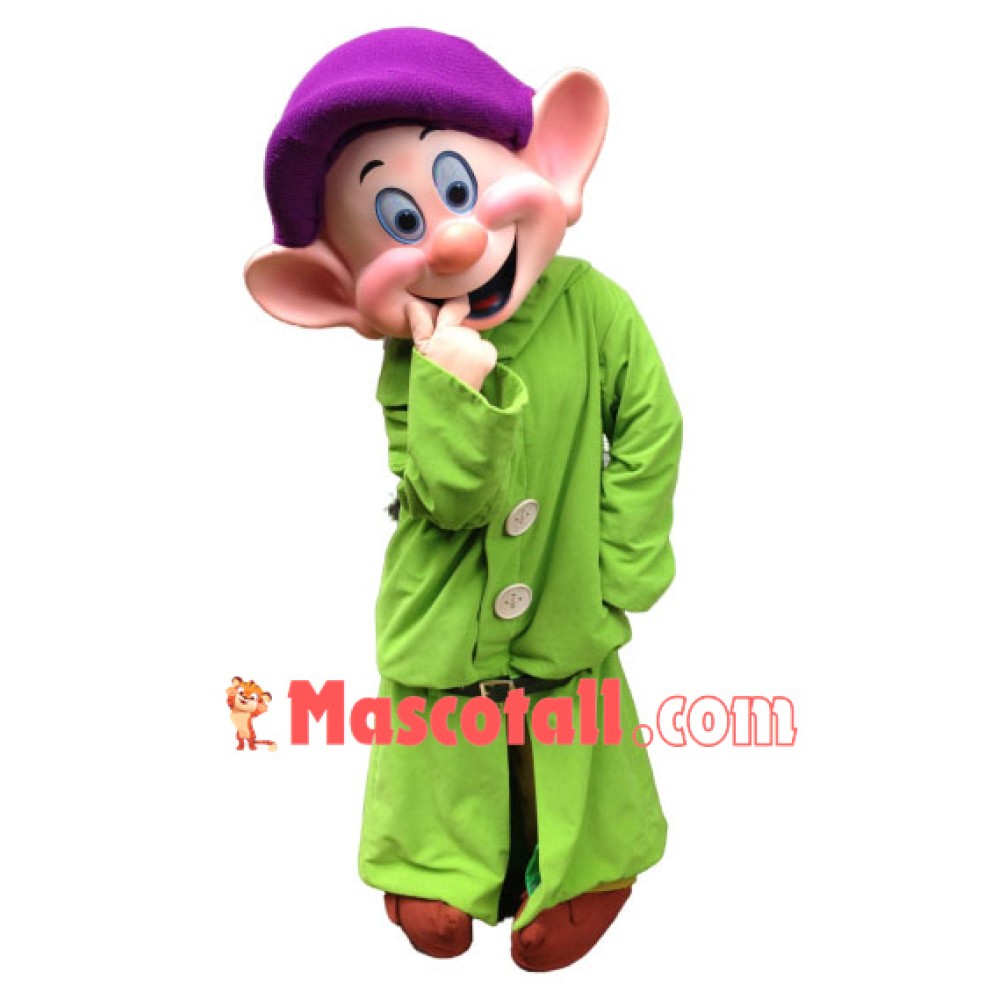 Dopey Dwarf Mascot Costume
