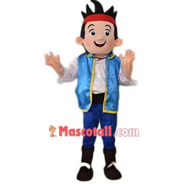Cheap Jake Neverland Pirate Mascot Costume