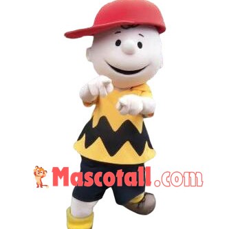 High Quality Charlie Brown Mascot Costume