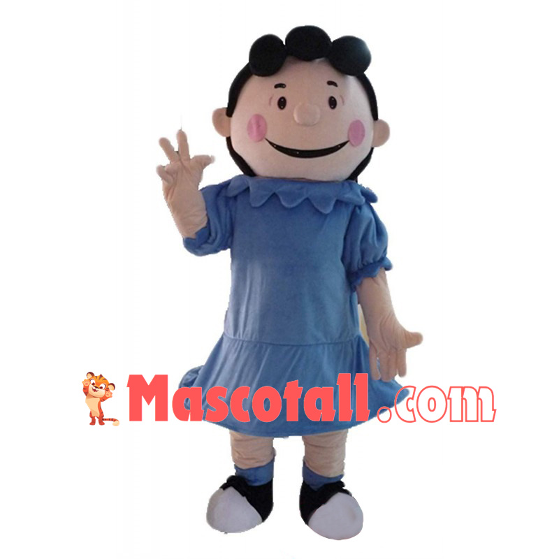 Cheap Lucy Girl Mascot Costume