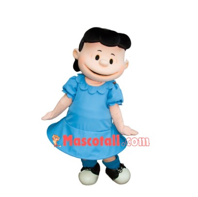 High Quality Lucy Girl Mascot Costume
