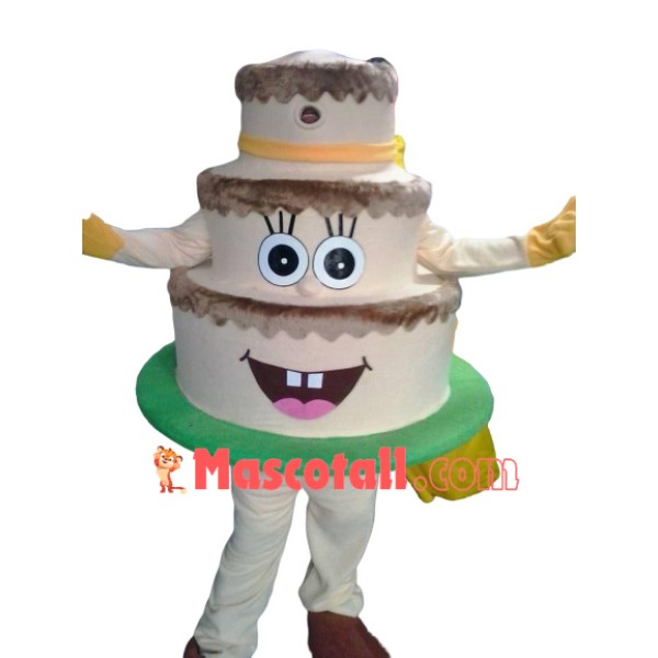 High Quality Cake Mascot Costume