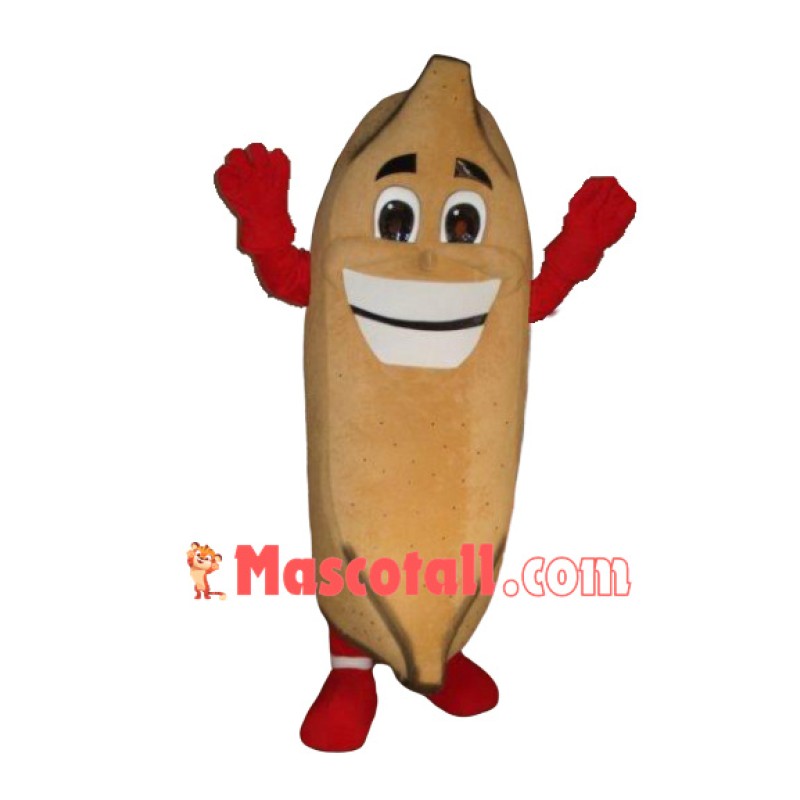 Happy Banana Mascot Costume Free Shipping